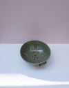 olive green handmade ceramic colander by Scree Ceramics | Fodder