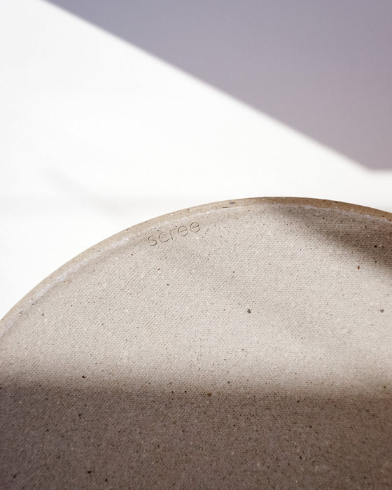 Large deep ceramic serving dish base with makers mark | Scree Ceramics | Fodder 