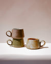group of 3 Short Loop Mug | Scree Ceramics | Fodder