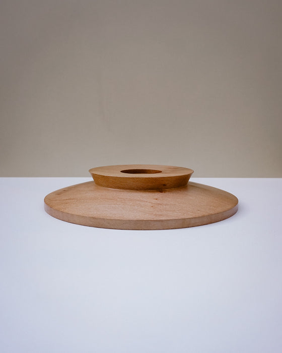 London Plane wooden cake stand by Selwyn House - lacewood grain - Fodder