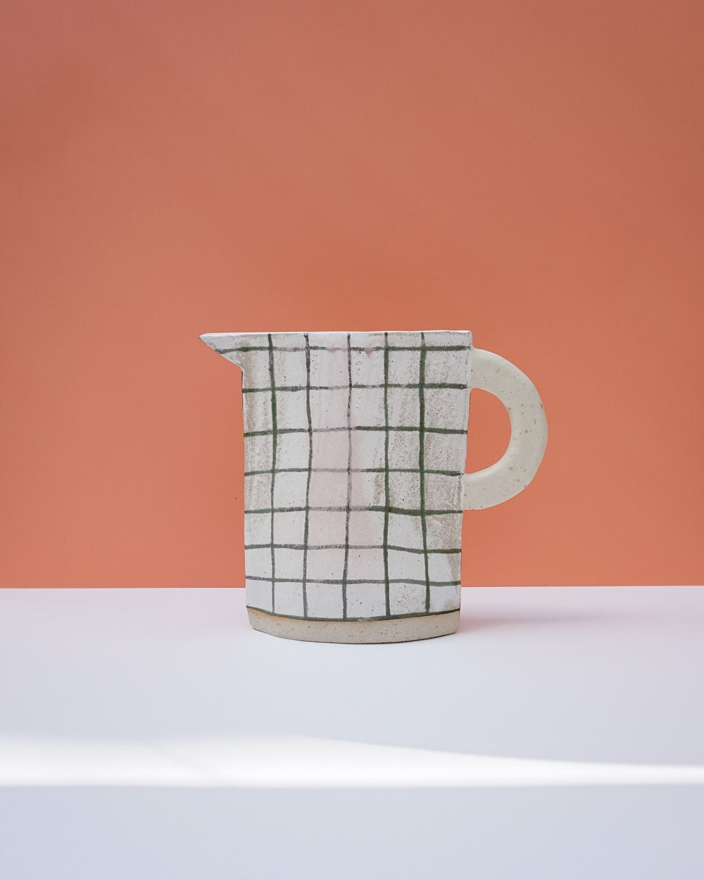 Crosshatch Flower Jug by Sophie Alda