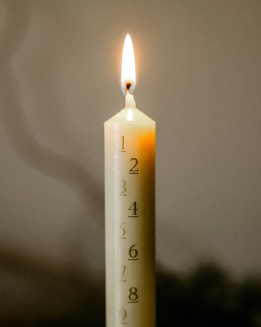 Christmas Advent Candle, Ivory | St Eval