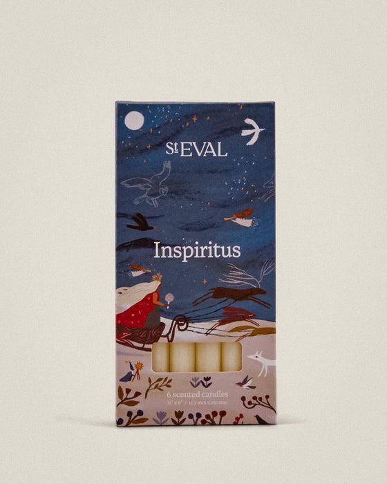 Inspiritus Mini Fragranced Festive Candles by St Eval - rich deep spiced festive scent - made in Cornwall - Fodder