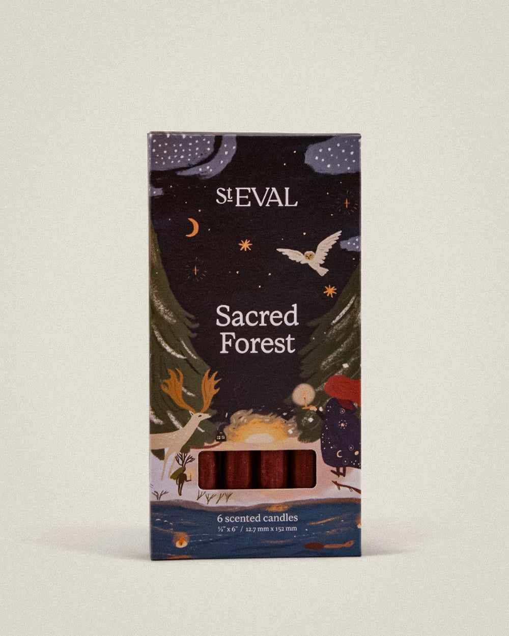 Sacred Forest Mini Fragranced Festive Candles | St Eval