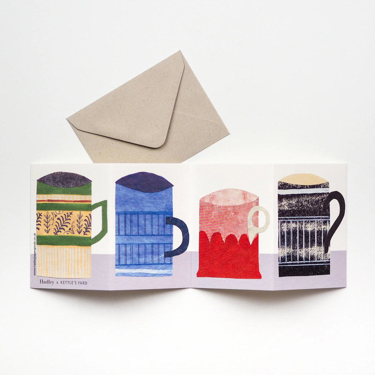 Hadley Paper Goods | Mugs Concertina Card | Shop Fodder