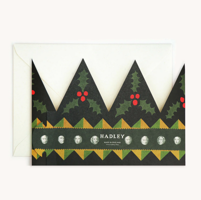 Decorative card with geometric pattern and 'Hadley' branding on a white background. Hadley Paper Goods | Shop Fodder