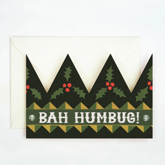Bah Humbug Party Hat Card