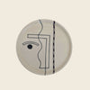 handmade illustrated plate by Hoodmor