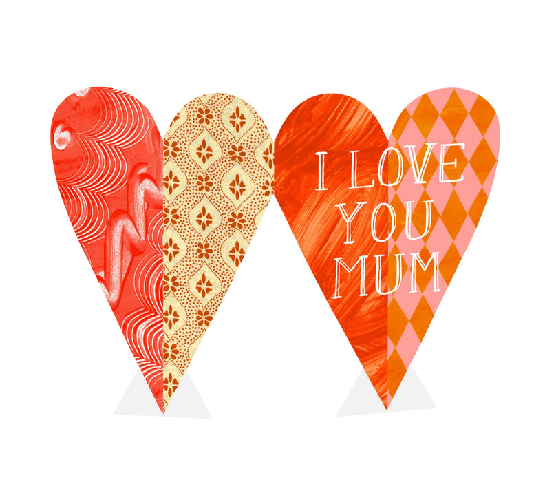 I Love You Mum Heart | Hadley Paper Goods | Shop Fodder