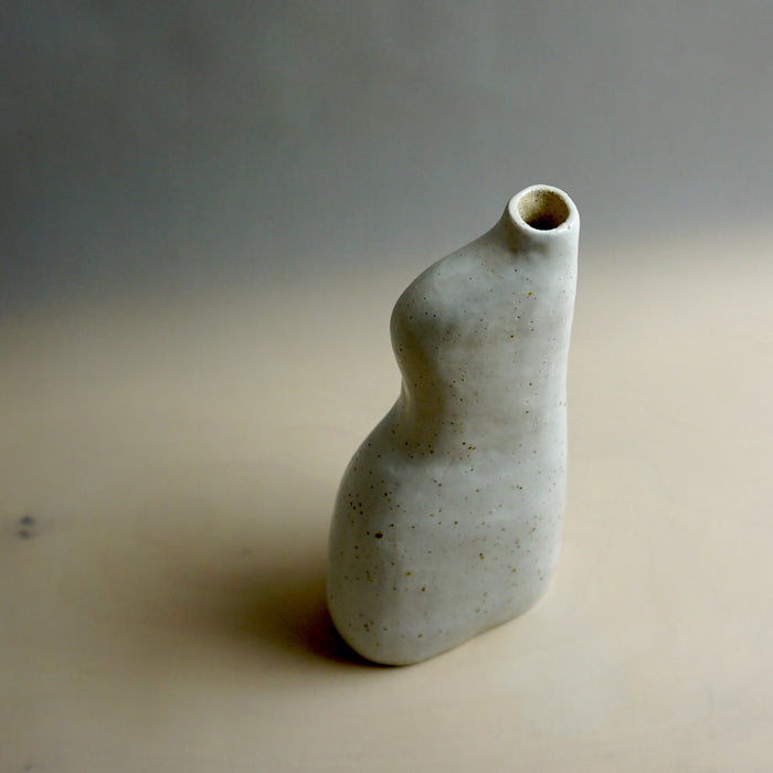 Sculptural ceramic vase on a. Samara Collection | Jode Pankhurst | Shop Fodder neutral background