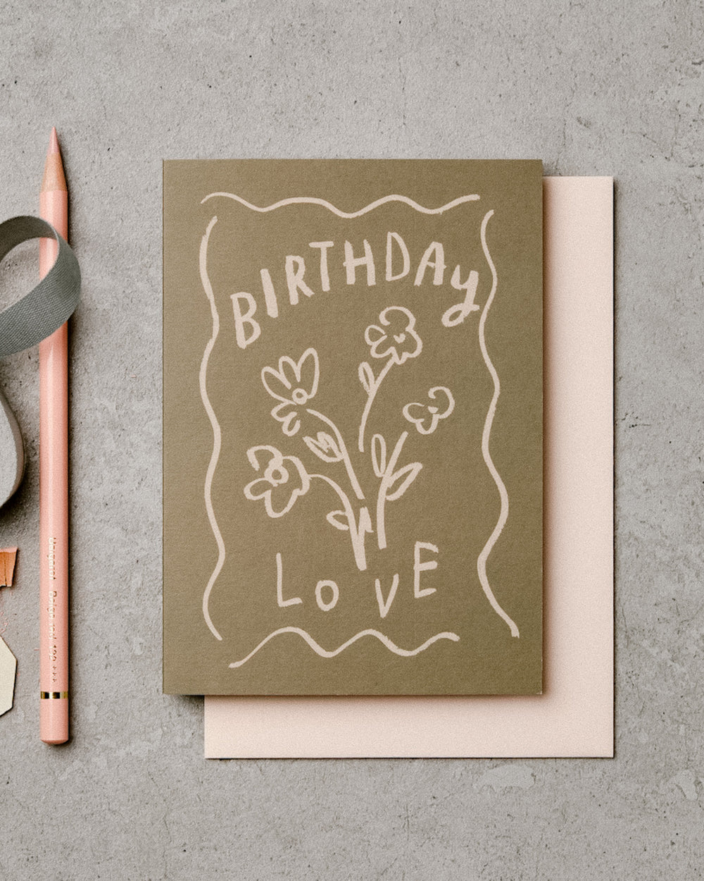 Birthday Love Pastel Card | Katie Leamon