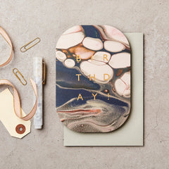 Birthday Marble Card