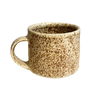 Speckled brown ceramic mug on a white background. Lily Pearmain Ceramics | Shop Fodder