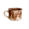 Brown ceramic mug on a white background. Lily Pearmain Ceramics | Shop Fodder