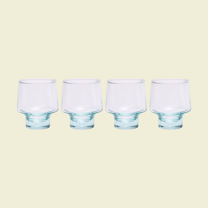 Low Wine Glass Set of four | Atlas Works | Kentish Town Stores