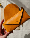 Sam Browne fixing - leather envelope - Rooted Earth Collection
