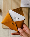 Sam Browne fixing - leather envelope - Rooted Earth Collection