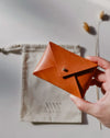 Sam Browne fixing - leather envelope - Rooted Earth Collection