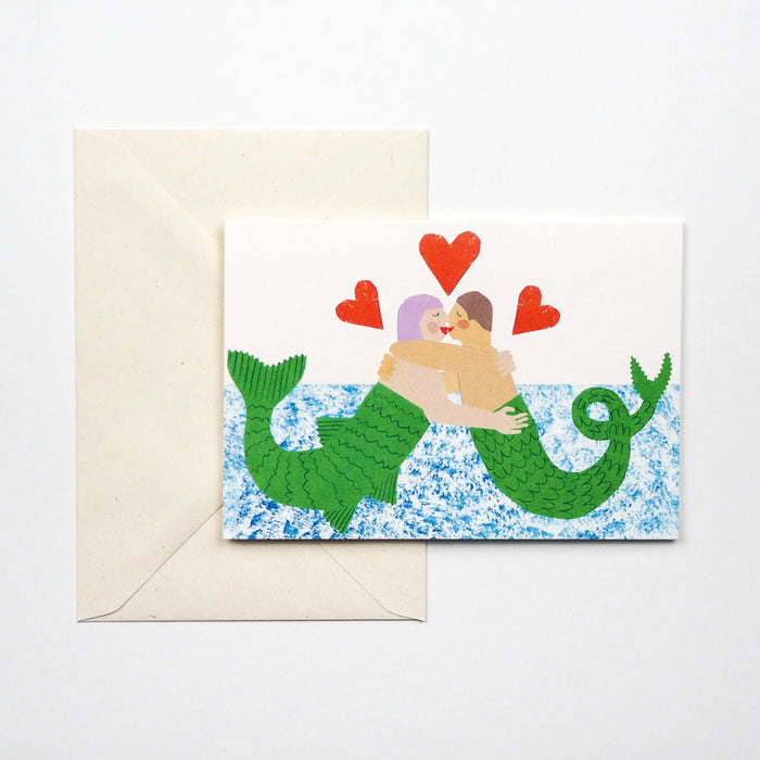 Mermaids Love Greetings Card | Hadley Paper Goods | Shop Fodder