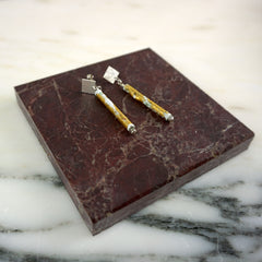 Posh Pipes' Enamel Drop Earrings