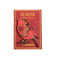 Robin Wooden Ornament