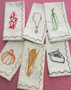 Embroidered Thanksgiving Napkins | See & Quin | Shop Fodder