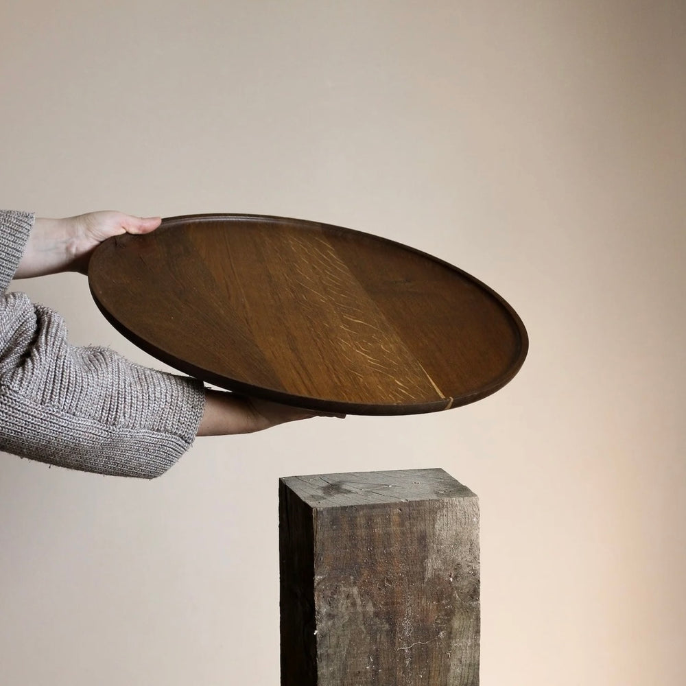 Fumed Oak Platter