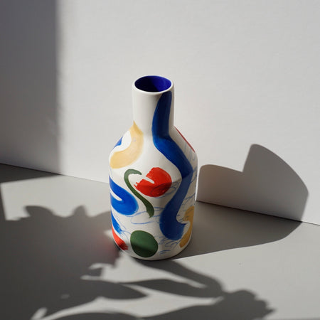 Sophie Alda | Brush Bottle Vase Porcelain | Shop Fodder