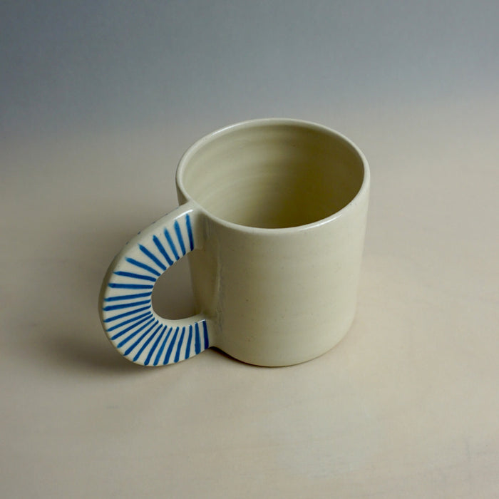 Handmade Ceramic blue Mug | Studio ERS | Shop Fodder
