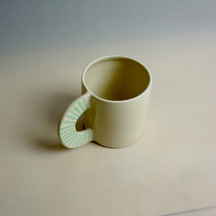 Handmade Ceramic Green Mug | Studio ERS | Shop Fodder
