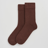 Pair of brown socks on a light gray background | Pairs Socks | Shop Fodder