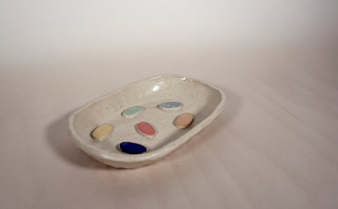 Colourful Dots Soap Dish