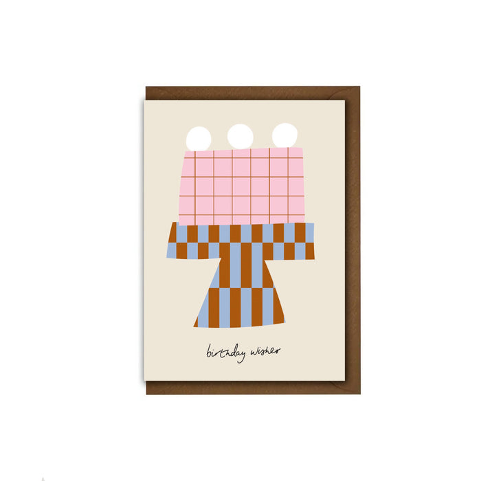 Pink Cake Birthday Card | Kinshipped