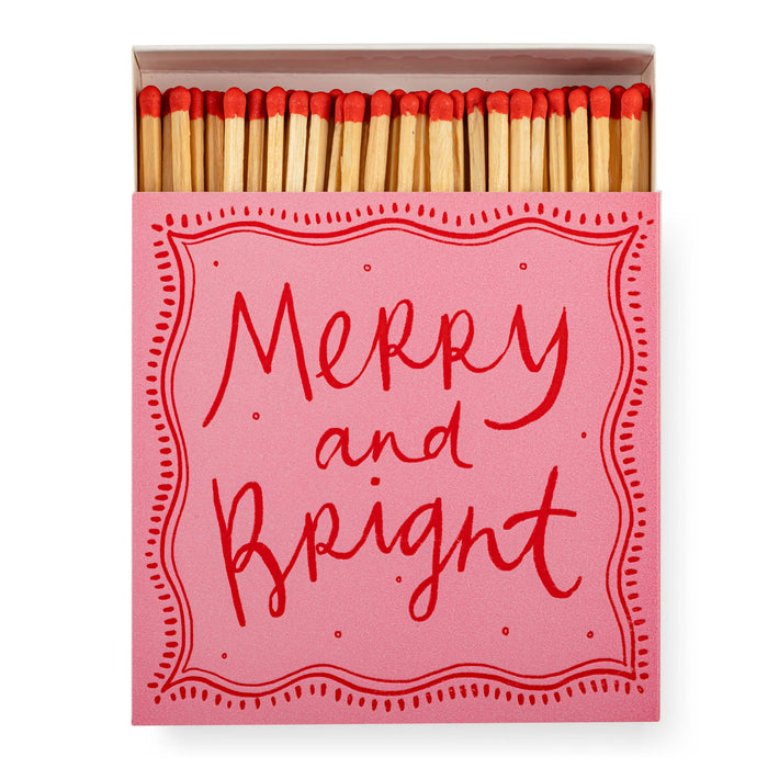 Merry & Bright | Square - Christmas Safety Matches🎄