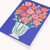 Notebook with floral design on a blue background.  | Hadley Paper Goods | Shop Fodder