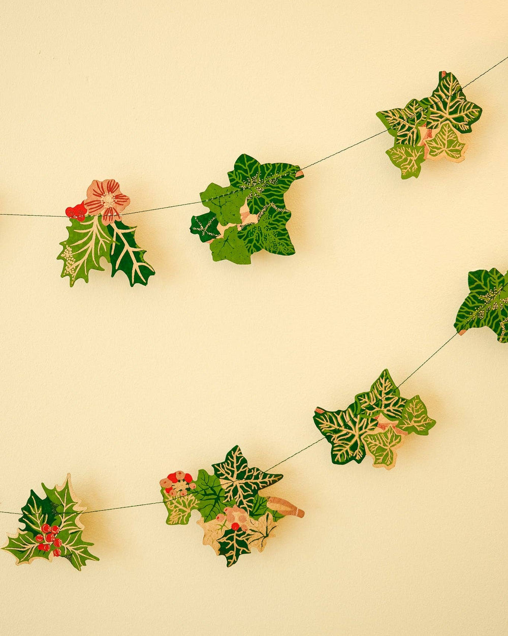 Holly and Ivy Sewn Garland | East End Press