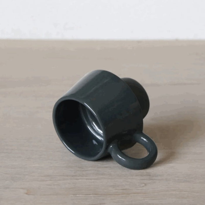 Emma Johnson Ceramics | Espresso Cups Grey | Kentish Town Stores