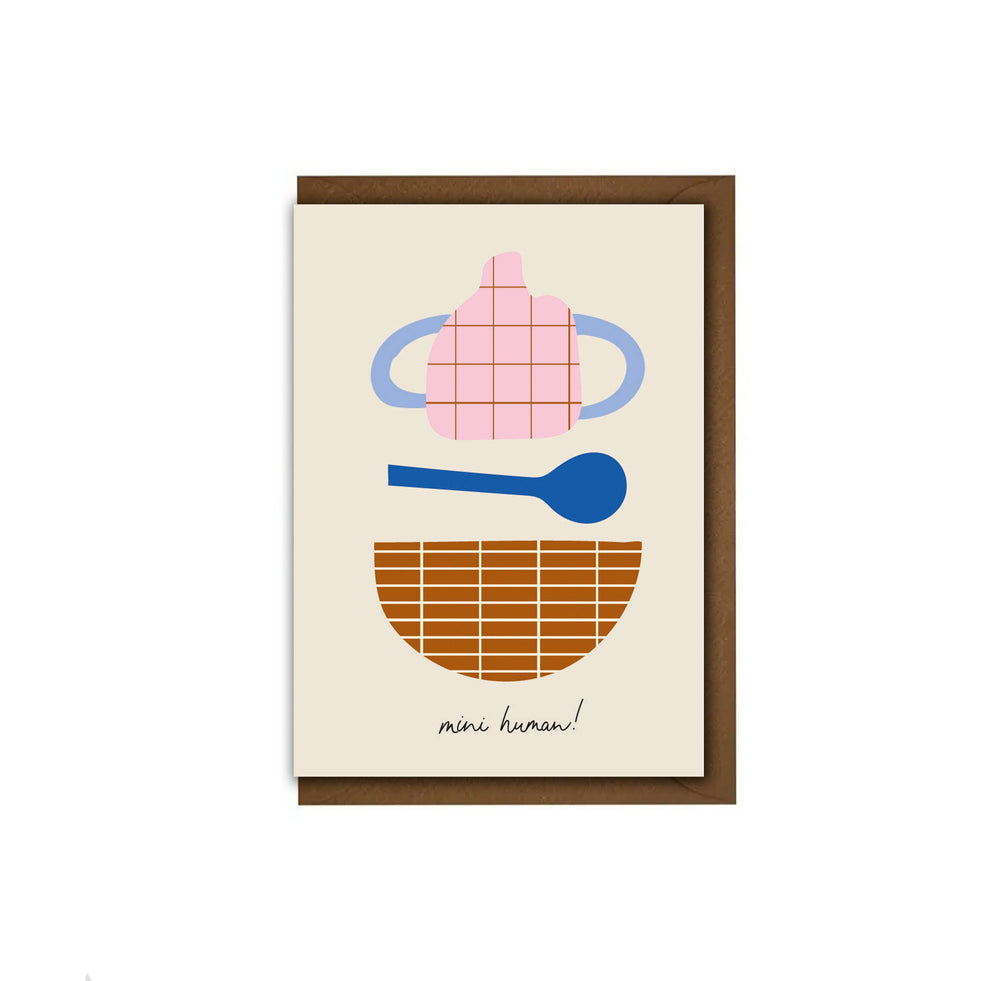 Mini Human New Baby Card | Kinshipped