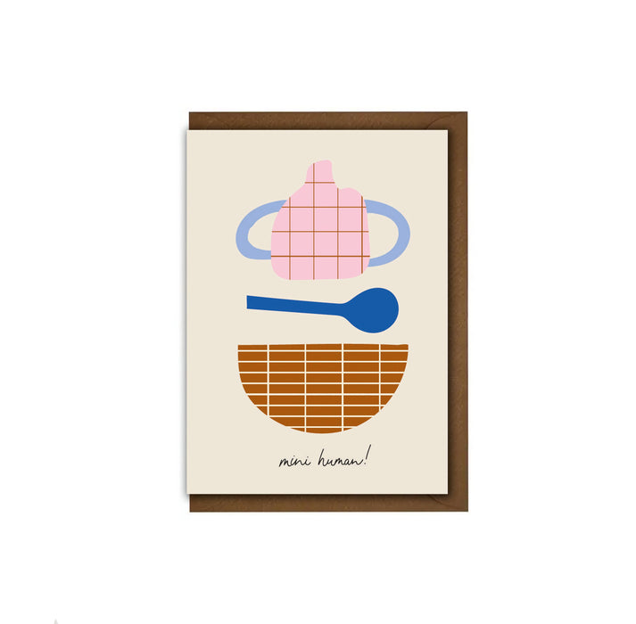Mini Human New Baby Card | Kinshipped
