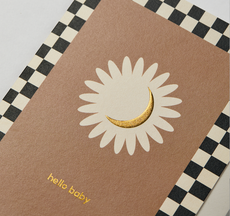 new baby gold embossed card | Kinshipped | Shop Fodder