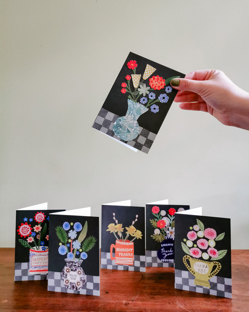 Make Your Own Thank You Cards | Floral Sticker Set